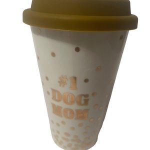 #1 Dog Mom Mug with Lid NWOT